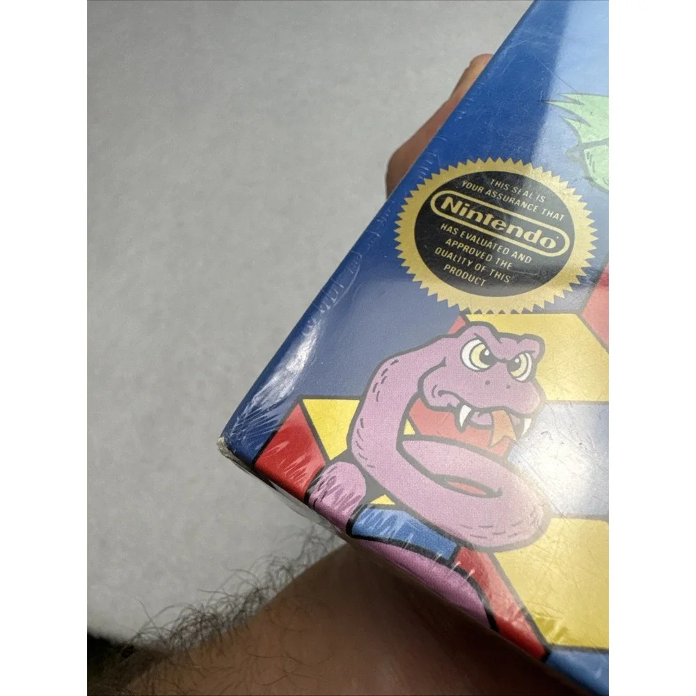 MINT BOX complete 100% CIB Q*Bert QBert  Nintendo NES Video Game Factory Sealed